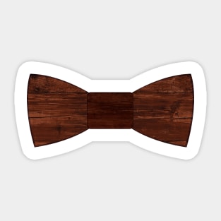 wooden bow Sticker